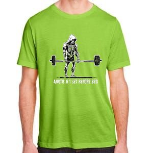 Halloween Skeleton Deadlift Team Healthy Gym Squard Party Adult ChromaSoft Performance T-Shirt