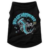 Hammerhead Shark Drinking Pun Let's Get Hammered Party Doggie Tank