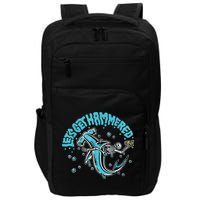 Hammerhead Shark Drinking Pun Let's Get Hammered Party Impact Tech Backpack