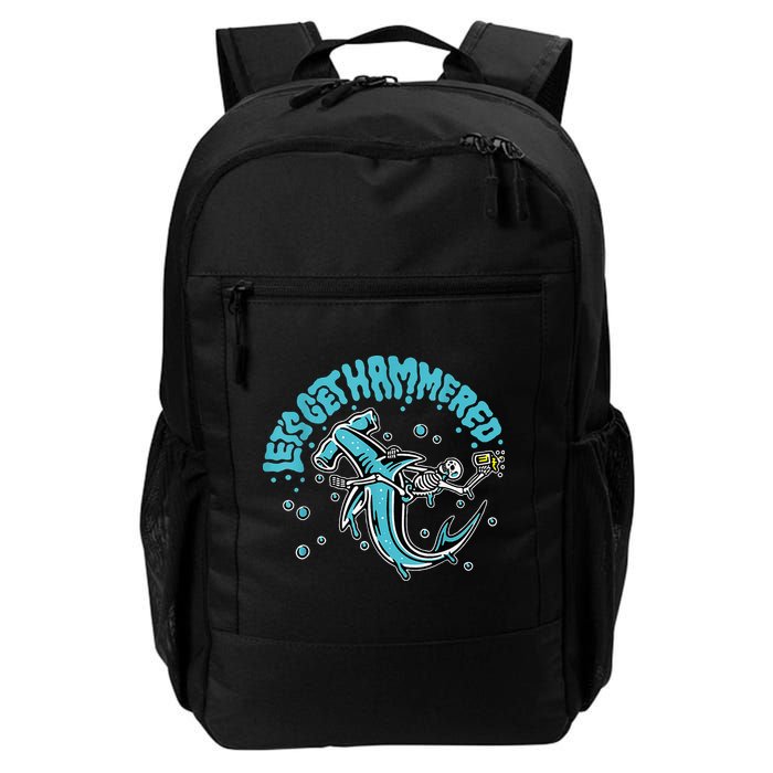 Hammerhead Shark Drinking Pun Let's Get Hammered Party Backpack