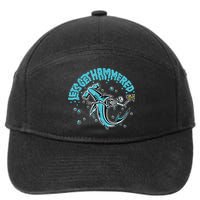 Hammerhead Shark Drinking Pun Let's Get Hammered Party 7-Panel Snapback Hat