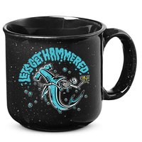 Hammerhead Shark Drinking Pun Let's Get Hammered Party 15oz Campfire Ceramic Mug