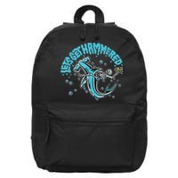 Hammerhead Shark Drinking Pun Let's Get Hammered Party 16 in Basic Backpack