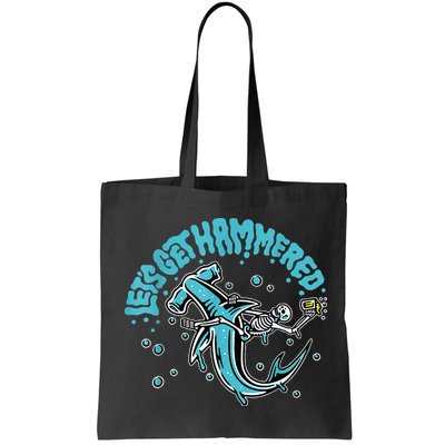 Hammerhead Shark Drinking Pun Let's Get Hammered Party Bag