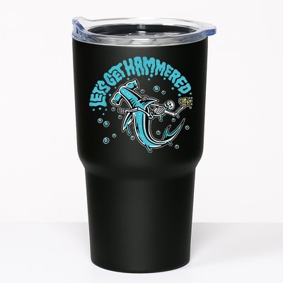 Hammerhead Shark Drinking Pun Let's Get Hammered Party Tumbler