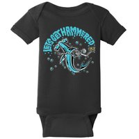 Hammerhead Shark Drinking Pun Let's Get Hammered Party Baby Bodysuit