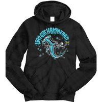 Hammerhead Shark Drinking Pun Let's Get Hammered Party Tie Dye Hoodie