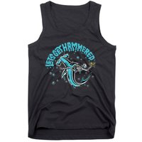 Hammerhead Shark Drinking Pun Let's Get Hammered Party Tank Top