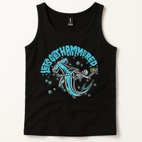Hammerhead Shark Drinking Pun Let's Get Hammered Party Tank Top