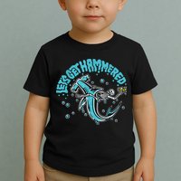 Hammerhead Shark Drinking Pun Let's Get Hammered Party Toddler T-Shirt