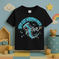 Hammerhead Shark Drinking Pun Let's Get Hammered Party Toddler T-Shirt