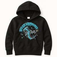 Hammerhead Shark Drinking Pun Let's Get Hammered Party Kids Hoodie