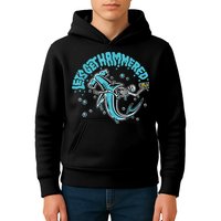 Hammerhead Shark Drinking Pun Let's Get Hammered Party Kids Hoodie