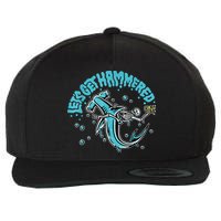Hammerhead Shark Drinking Pun Let's Get Hammered Party Wool Snapback Cap