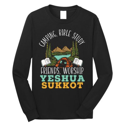 Happy Sukkot Day Lulav Palm Tree Israelite Jewish Long Sleeve Shirt