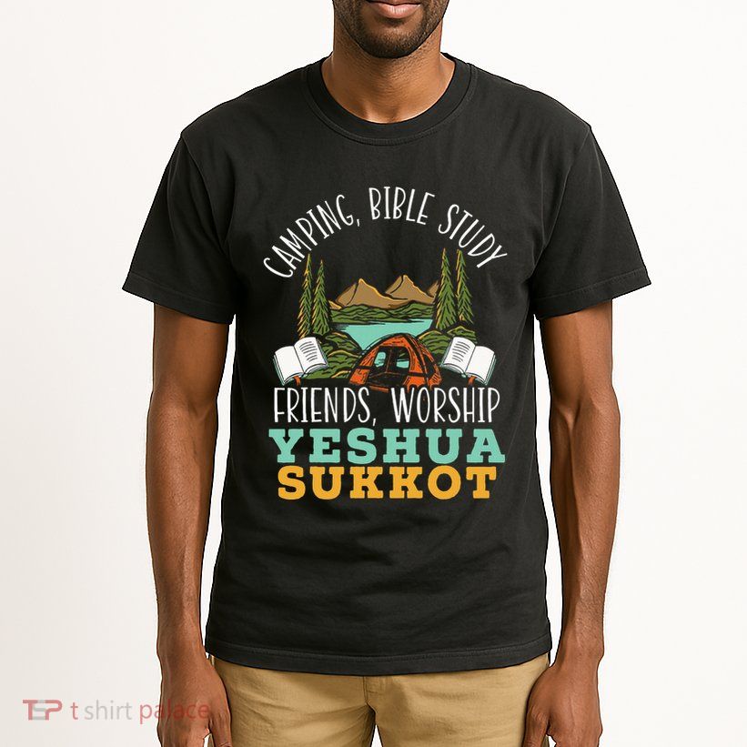 Happy Sukkot Day Lulav Palm Tree Israelite Jewish Tall T-Shirt