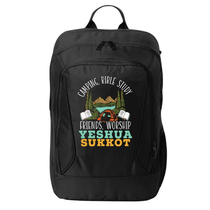 Happy Sukkot Day Lulav Palm Tree Israelite Jewish City Backpack
