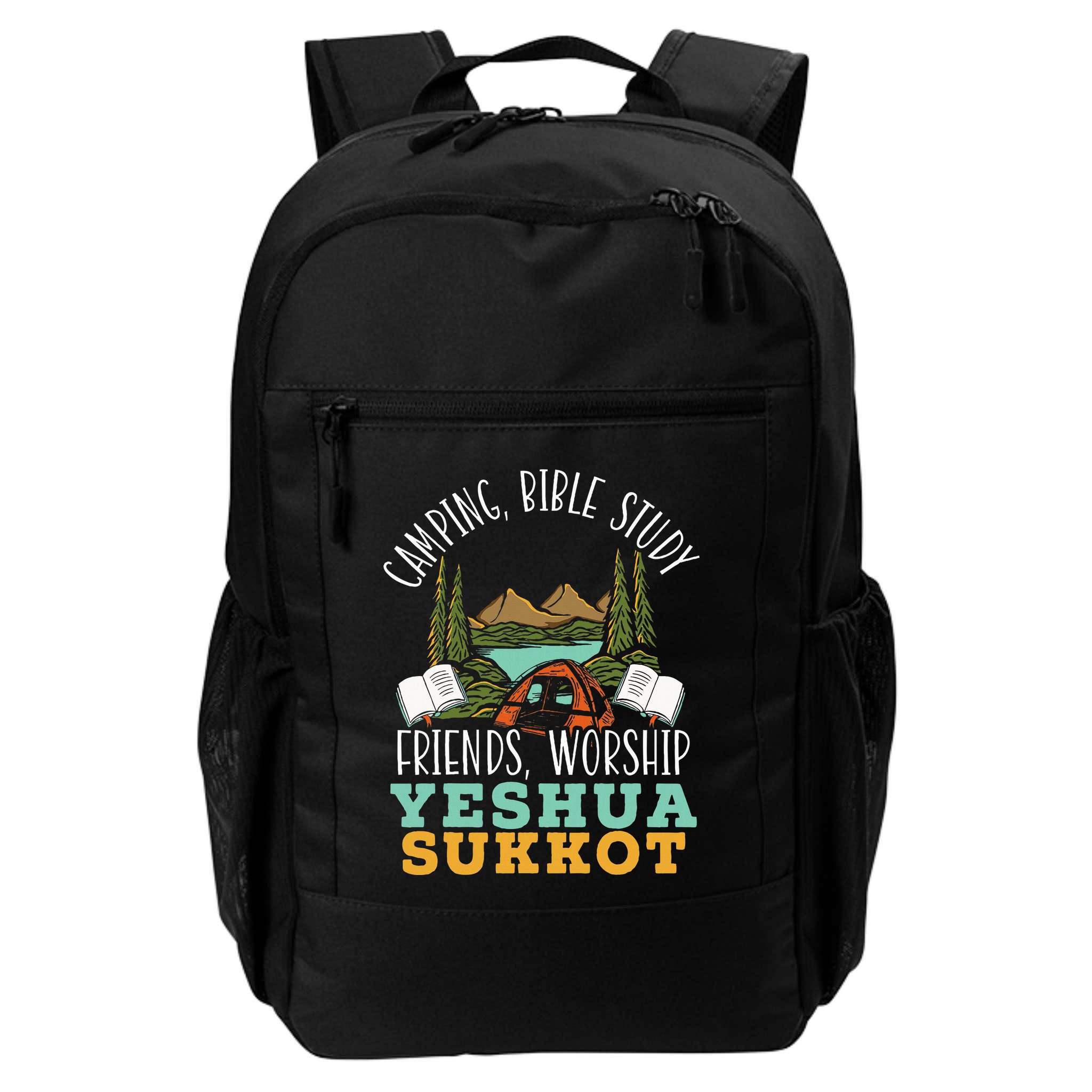 Happy Sukkot Day Lulav Palm Tree Israelite Jewish Backpack