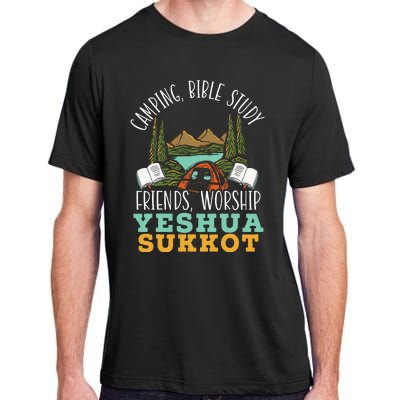 Happy Sukkot Day Lulav Palm Tree Israelite Jewish Adult ChromaSoft Performance T-Shirt