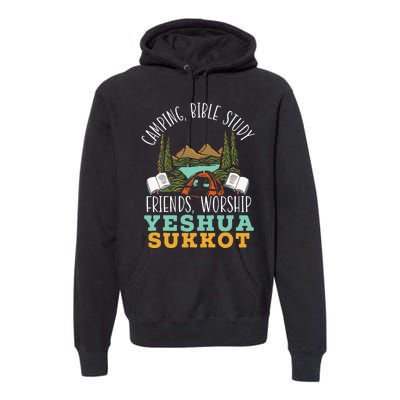 Happy Sukkot Day Lulav Palm Tree Israelite Jewish Premium Hoodie