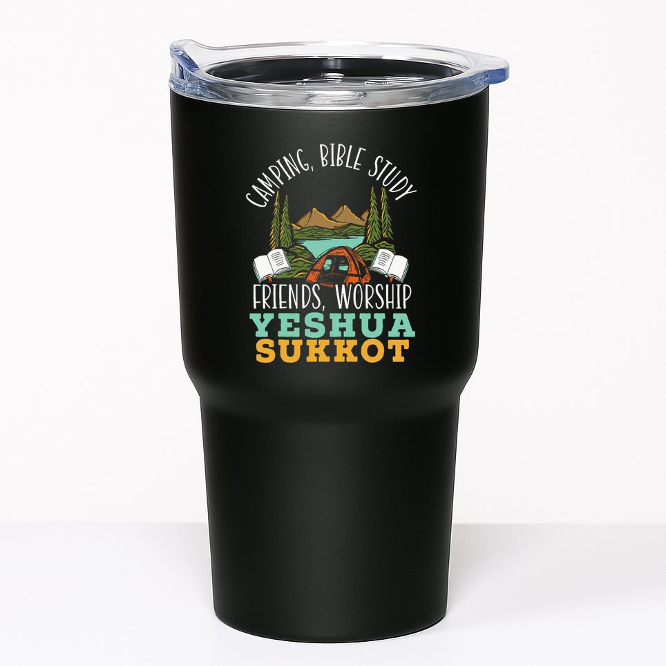 Happy Sukkot Day Lulav Palm Tree Israelite Jewish Tumbler