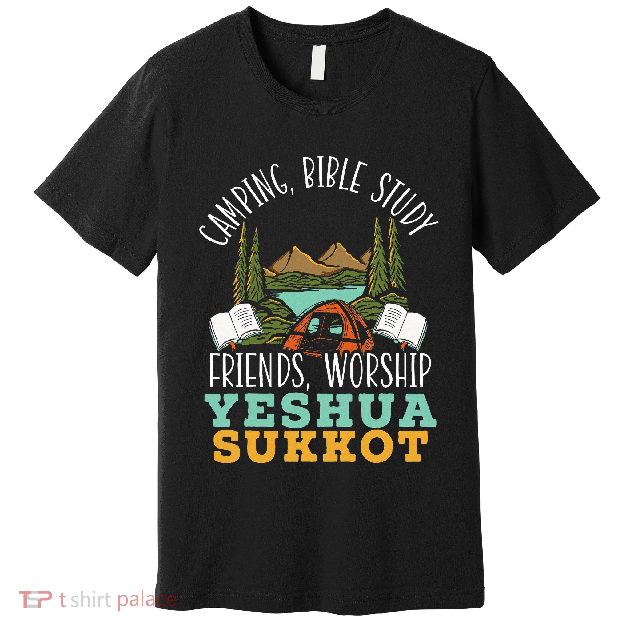 Happy Sukkot Day Lulav Palm Tree Israelite Jewish Premium T-Shirt