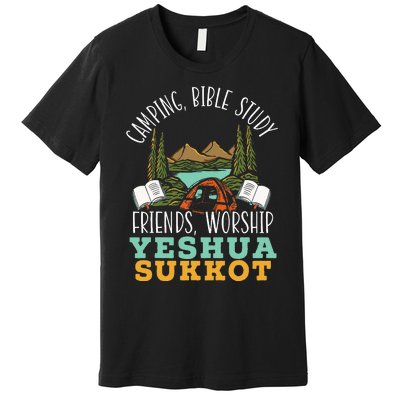 Happy Sukkot Day Lulav Palm Tree Israelite Jewish Premium T-Shirt