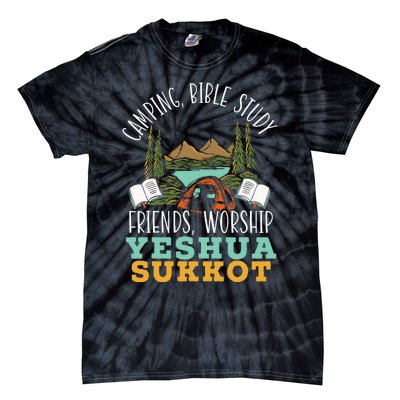 Happy Sukkot Day Lulav Palm Tree Israelite Jewish Tie-Dye T-Shirt