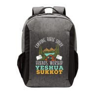 Happy Sukkot Day Lulav Palm Tree Israelite Jewish Vector Backpack