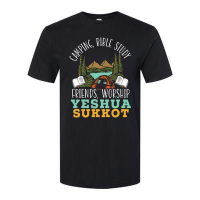 Happy Sukkot Day Lulav Palm Tree Israelite Jewish Softstyle CVC T-Shirt