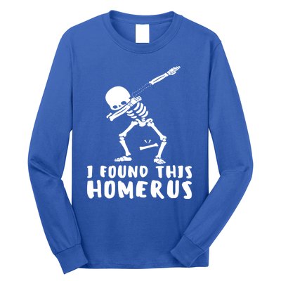 Humerus Skeleton Doctor Nurse Bone Anatomy Gift Long Sleeve Shirt