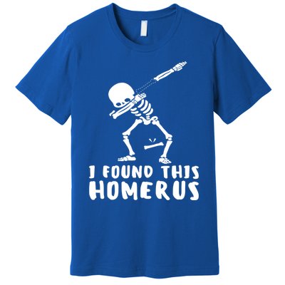 Humerus Skeleton Doctor Nurse Bone Anatomy Gift Premium T-Shirt