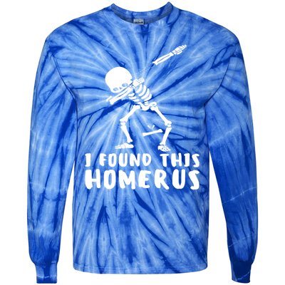 Humerus Skeleton Doctor Nurse Bone Anatomy Gift Tie-Dye Long Sleeve Shirt