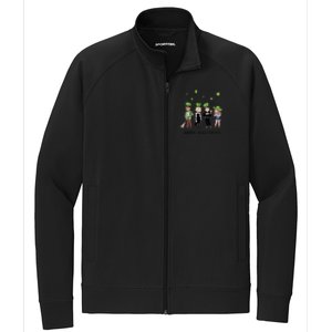 Happy Schittrick David Rose Patricks Day St Patrick's Day Shamrocks Irish Stretch Full-Zip Cadet Jacket