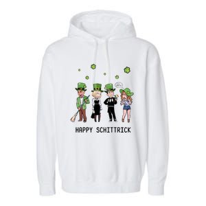 Happy Schittrick David Rose Patricks Day St Patrick's Day Shamrocks Irish Garment-Dyed Fleece Hoodie