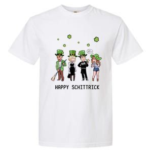 Happy Schittrick David Rose Patricks Day St Patrick's Day Shamrocks Irish Garment-Dyed Heavyweight T-Shirt