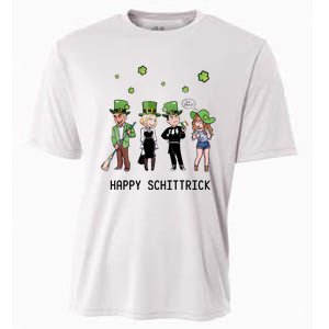 Happy Schittrick David Rose Patricks Day St Patrick's Day Shamrocks Irish Cooling Performance Crew T-Shirt