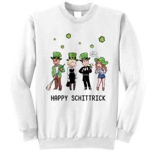 Happy Schittrick David Rose Patricks Day St Patrick's Day Shamrocks Irish Sweatshirt