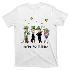 Happy Schittrick David Rose Patricks Day St Patrick's Day Shamrocks Irish T-Shirt