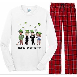 Happy Schittrick David Rose Patricks Day St Patrick's Day Shamrocks Irish Long Sleeve Pajama Set