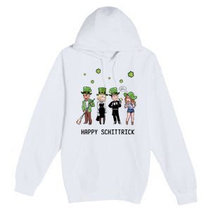 Happy Schittrick David Rose Patricks Day St Patrick's Day Shamrocks Irish Premium Pullover Hoodie