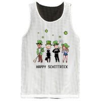 Happy Schittrick David Rose Patricks Day St Patrick's Day Shamrocks Irish Mesh Reversible Basketball Jersey Tank