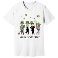 Happy Schittrick David Rose Patricks Day St Patrick's Day Shamrocks Irish Premium T-Shirt