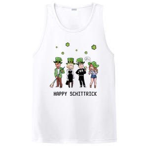 Happy Schittrick David Rose Patricks Day St Patrick's Day Shamrocks Irish PosiCharge Competitor Tank