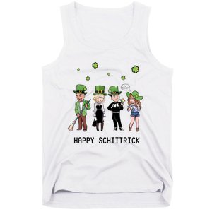 Happy Schittrick David Rose Patricks Day St Patrick's Day Shamrocks Irish Tank Top