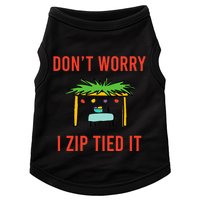 Happy Sukkot DonT Worry I Zip Tied It Jewish Sukkah Builder Doggie Tank
