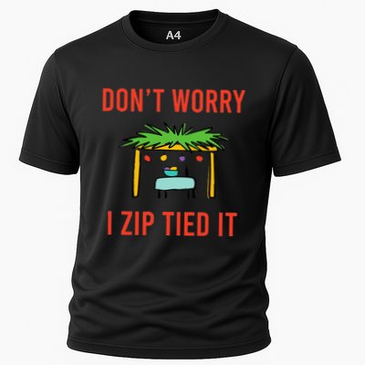 Happy Sukkot DonT Worry I Zip Tied It Jewish Sukkah Builder Performance Shirt