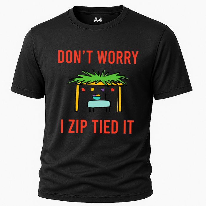 Happy Sukkot DonT Worry I Zip Tied It Jewish Sukkah Builder Performance Shirt