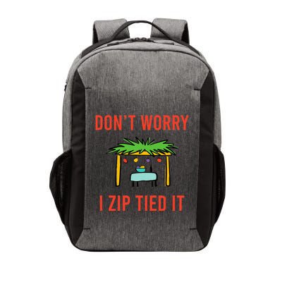 Happy Sukkot DonT Worry I Zip Tied It Jewish Sukkah Builder Vector Backpack