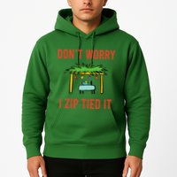 Happy Sukkot DonT Worry I Zip Tied It Jewish Sukkah Builder Hoodie